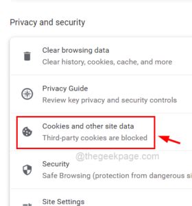 How to Enable or Disable Third-Party Cookies in Google Chrome