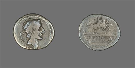 Denarius (Coin) Depicting King Ancus Marcius | The Art Institute of Chicago