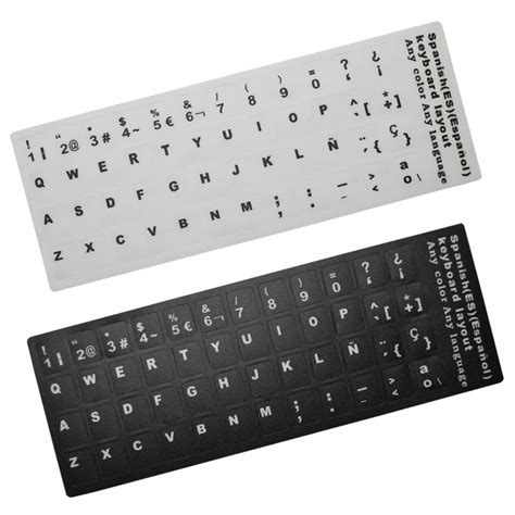 5PCS Computer ESP Spanish Keyboard Stickers For Macbook Air Pro 11 13 ...