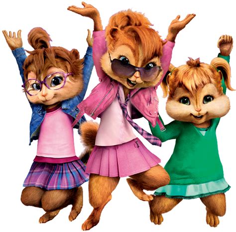 Chipettes in style Alvin And The Chipmunks The Squeakquel, Les ...