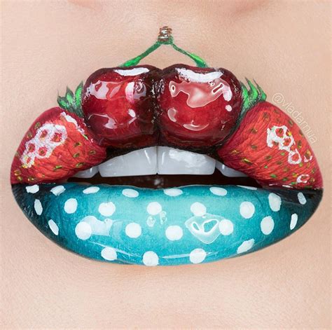 Vlada Haggerty Lip Art is not only beautiful and narrative but has even inspired artists, bakers ...
