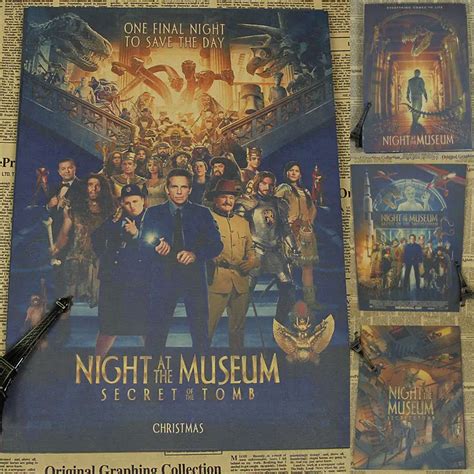 Vintage Poster Night at the Museum movie poster Owen Wilson movie bar ...