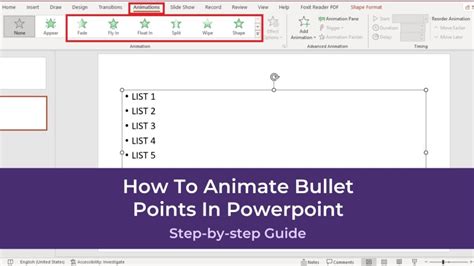 How To Animate Bullet Points In Powerpoint - PresentationSkills.me