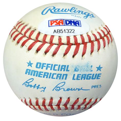 Luke Appling Autographed Signed Official AL Baseball Chicago White Sox ...