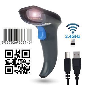 2D 1D Barcode Scanner USB Wireless Datamatrix PDF417 QR Code Handheld Reader | eBay