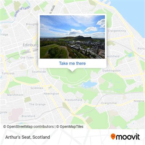 How to get to Arthur's Seat in Edinburgh by bus or train?