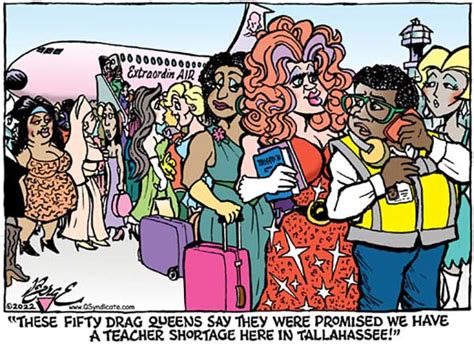 Cartoon - Fifty Drag Queens - QSaltLake Magazine