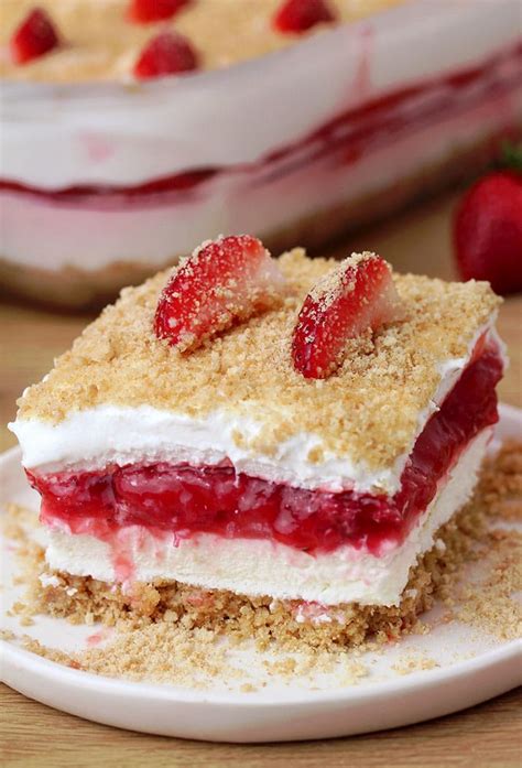 Strawberry Yum Yum – Quick And Easy Recipe, For No Bake, Layered Dessert.