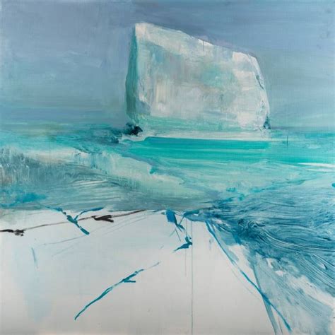 Saatchi Art Artist: Edwige Fouvry; Oil 2015 Painting "Iceberg ...