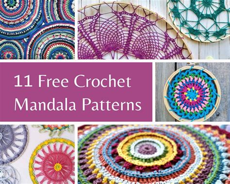 11 Free Beautiful Crochet Mandala Patterns - Made by Gootie