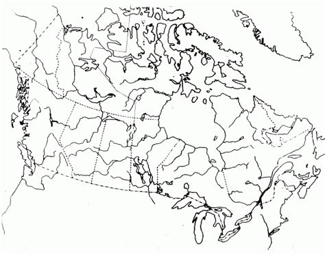 Map of Canada - Bodies of Water, Lakes, Rivers & Islands Quiz