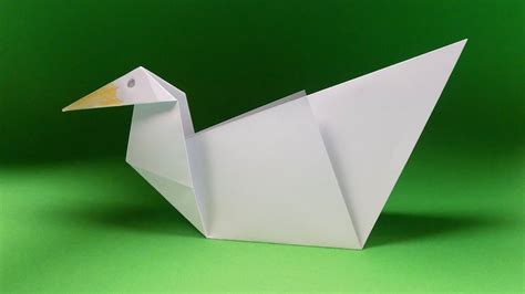 Easy Origami Duck tutorial - YouTube