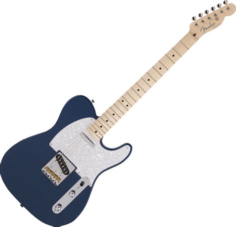 Fender Hybrid Telecaster (MN, Japan) - indigo Solid body electric guitar blue