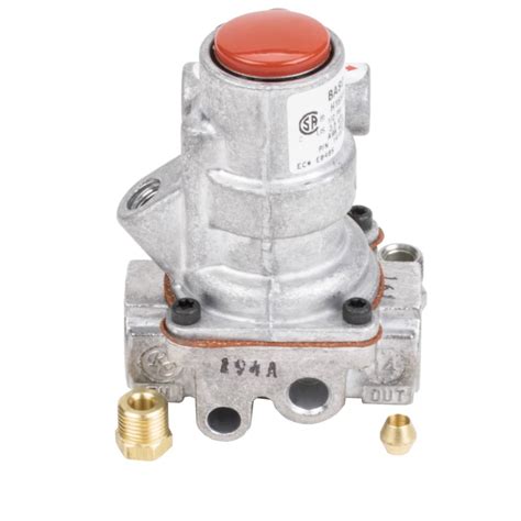 Natural Gas / Liquid Propane Gas Safety Valve - 3/8" Gas In / Out, 3/16 ...