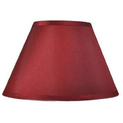 Urbanest Coolie Lamp Shade,Faux Silk, 8x16x10", Burgundy - Walmart.com - Walmart.com