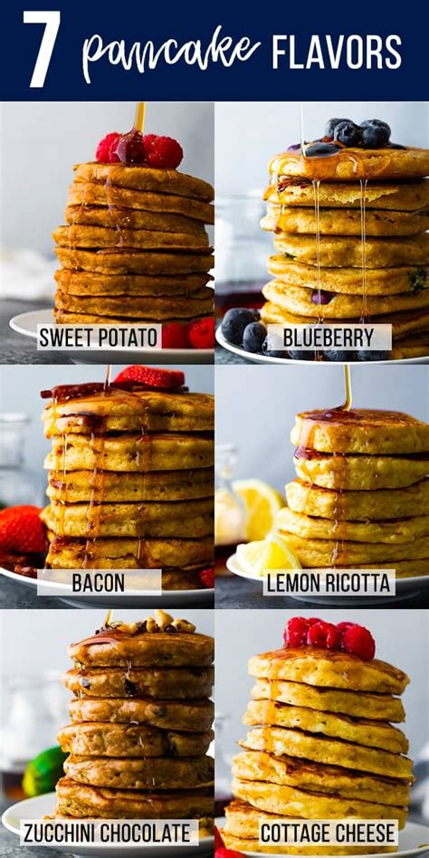 7 DELICIOUS Homemade Pancakes Recipes | Sweet Peas & Saffron