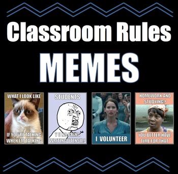 Classroom Rules MEMES by Rock and Teach by Katie Texas | TpT