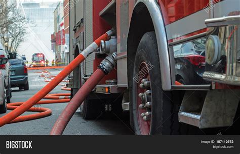 Fire Truck Hose Urban Image & Photo (Free Trial) | Bigstock