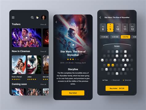 Movie App by Vladimir Gubanov on Dribbble