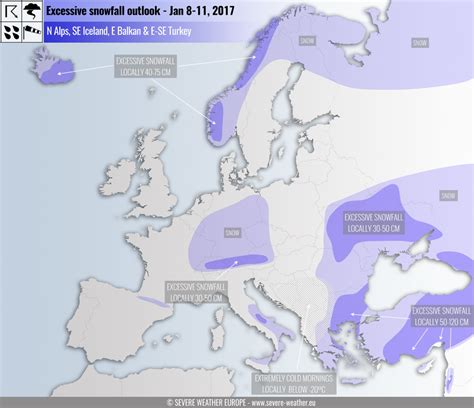 Excessive Snowfall Outlook across Europe - Jan 8-11, 2017 » Severe ...