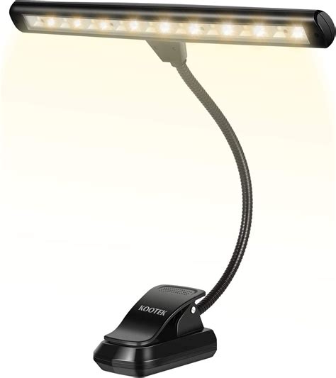 Amazon.com: Kootek Music Stand Lights, Upgraded 18 LED Clip on Light Music Stand Orchestra Piano ...