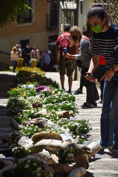 Flower Festival celebrated in Girona, Spain - Xinhua | English.news.cn