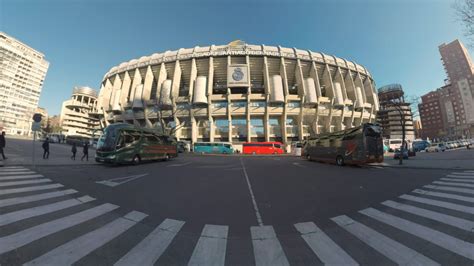 Santiago Bernabeu Stadium in Madrid, Spain 28709682 Stock Video at Vecteezy