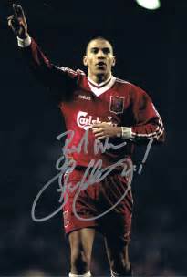 Signed Stan Collymore Liverpool Photo