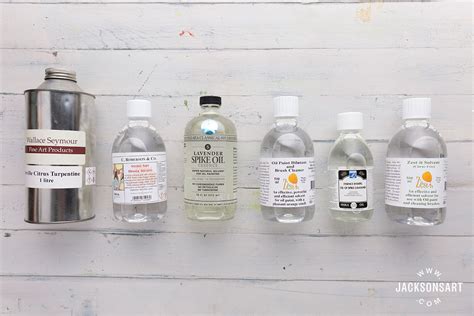 Solvent Safety Guide: Taking Care With Oil Paint Solvents - Jackson's ...