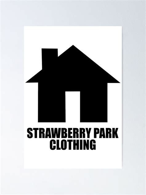 Póster «Logotipo de Strawberry Park Merch House» de MorinoMiya | Redbubble