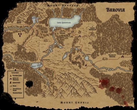 Curse of Strahd campaign player map : r/inkarnate