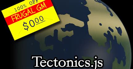 Free GM Resource: 3d Plate Tectonics - Frugal GM