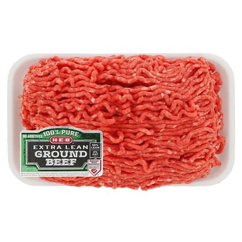 H-E-B 96% Lean Ground Beef Extra Lean - Shop Beef at H-E-B