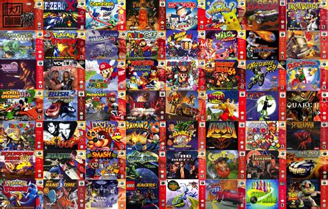 N64 game collage I patched together -- sharing in case anybody needs one for any reason (video ...