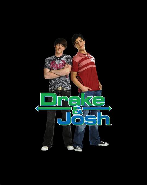 Drake And Josh Classic Logo With Characters Digital Art by Andy Nguyen