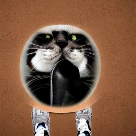 cat sitting in the shoe, and you can see only his | Stable Diffusion | OpenArt