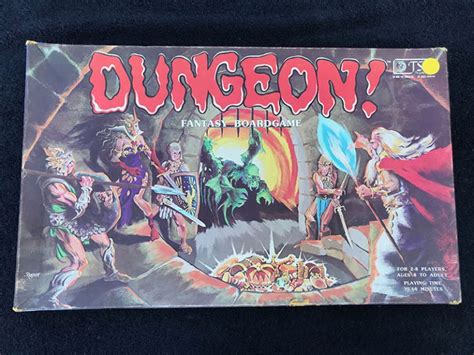 Vintage Dungeon Fantasy Board Game 1980 TSR Dungeons and Dragons. Fantasy – goedenoldies