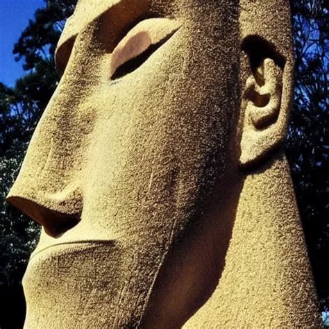 extreme giga Chad face Easter island head | Stable Diffusion | OpenArt