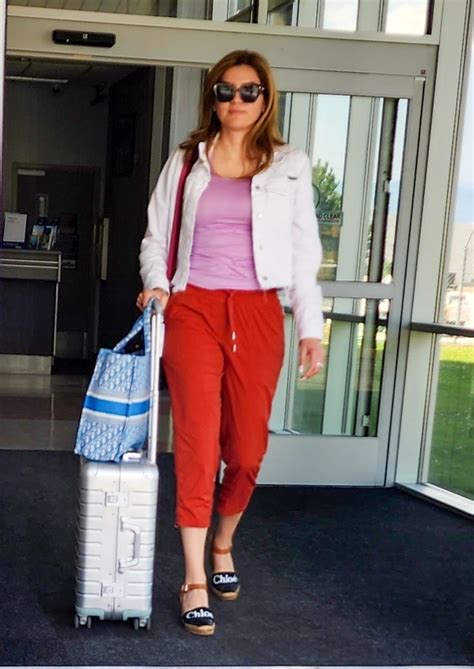 Blanca Blanco - Leaving Pangborn Memorial Airport in Wenatchee 06/26/2023 • CelebMafia