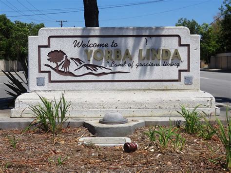 Geographically Yours Welcome: Yorba Linda, California