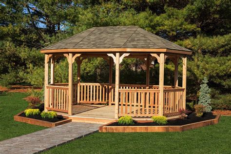 Large Wooden Gazebo Kits - Amish-Made by YardCraft