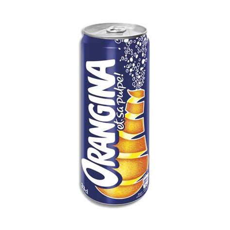 ORANGINA Canette de boisson pétillante à l'orange de 33 cl | livré en 24H.