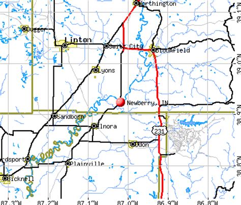 Newberry, Indiana (IN 47449) profile: population, maps, real estate, averages, homes, statistics ...