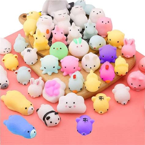 10 Squishy Mochi Bichinho Macio De Apertar Squishies Tiktok | MercadoLivre