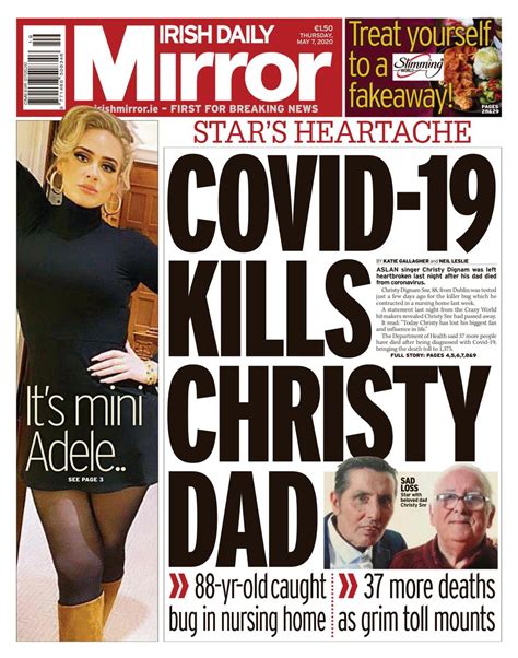 Irish Daily Mirror-May 7, 2020 Newspaper - Get your Digital Subscription