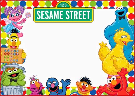 Sesame Street Templates