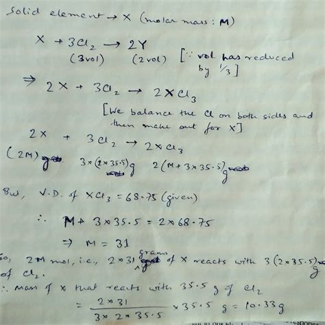 gas laws - Calculation of equivalent weight - Chemistry Stack Exchange