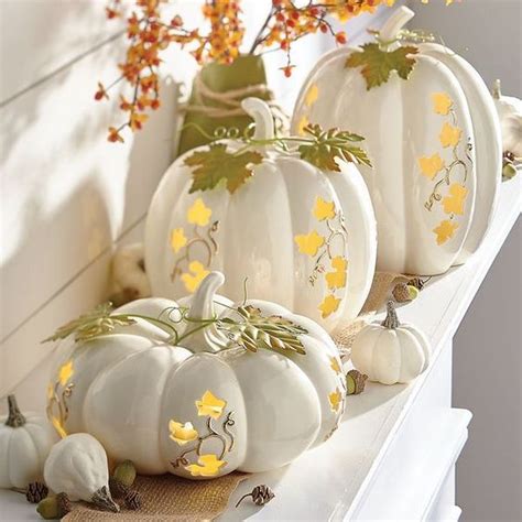 White pumpkin decorating ideas