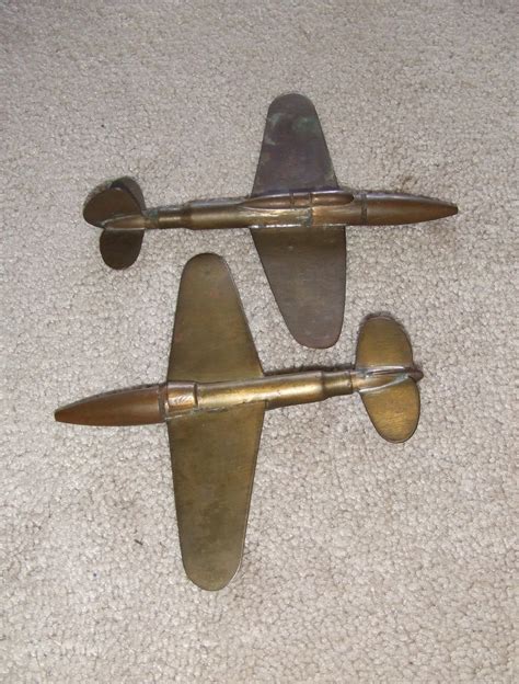 Trio of WW2 Trench art planes | Collectors Weekly