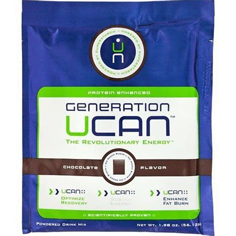 Generation UCAN SuperStarch 45.3g / 12 Pack Single Serve Chocolate Protein | Chocolate protein ...